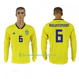 Fußballtrikots Schweden Augustinsson 6 WM 2018 Langarm Heimtrikotsatz kaufen